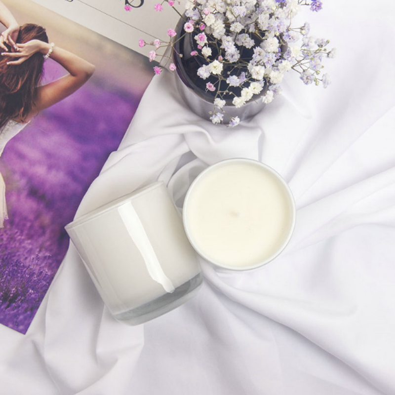 China candle supplier wholesale luxury scented natural soy wax candles with own brand customized packaging